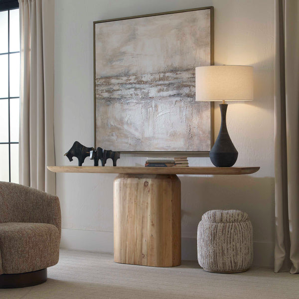 Uttermost Camerlin Reclaimed Oak Console Table