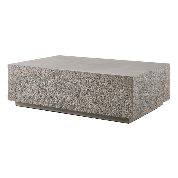 Uttermost Hesston Outdoor Concrete Coffee Table