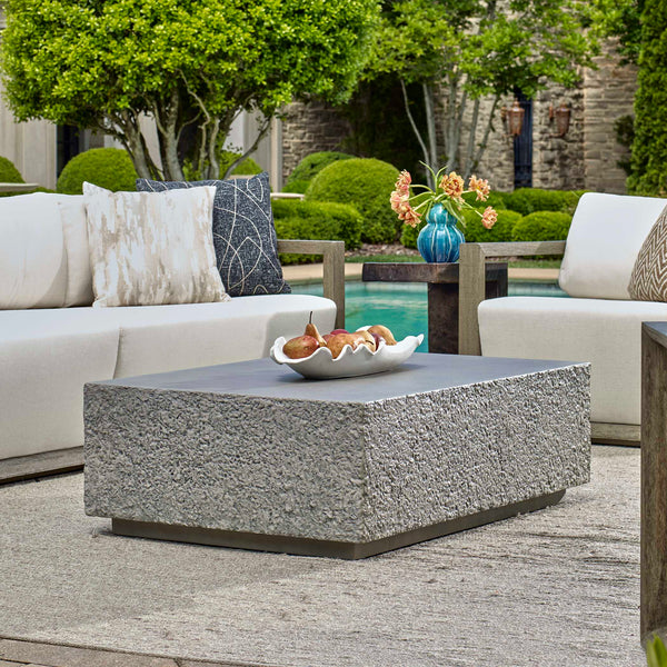 Uttermost Hesston Outdoor Concrete Coffee Table