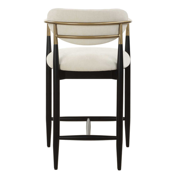 Uttermost Moxie White Counter Stool