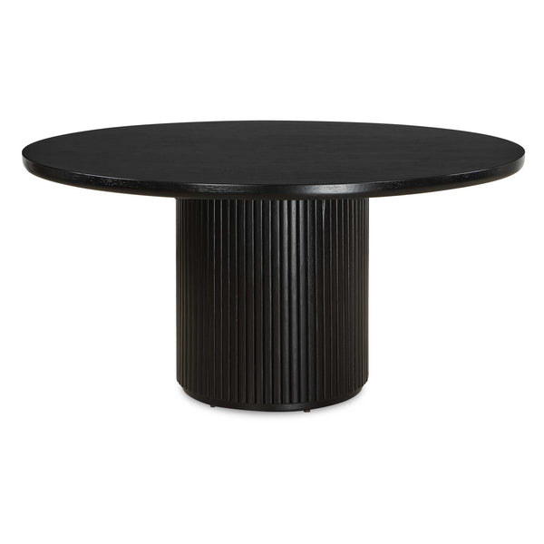 Uttermost Hersch Round Black Dining Table