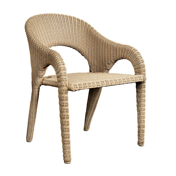Uttermost Kavali Outdoor Wicker Dining Armchair