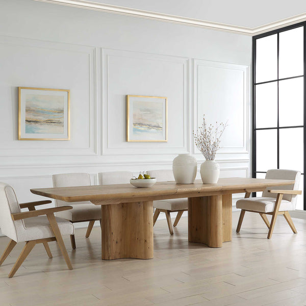 Uttermost Cecelia Oak Dining Table