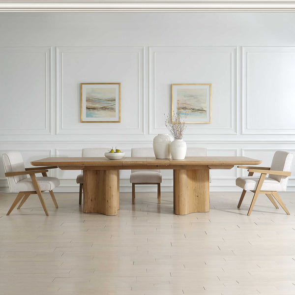 Uttermost Cecelia Oak Dining Table