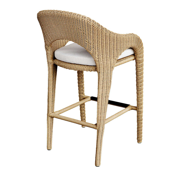 Uttermost Kavali Outdoor Wicker Barstool