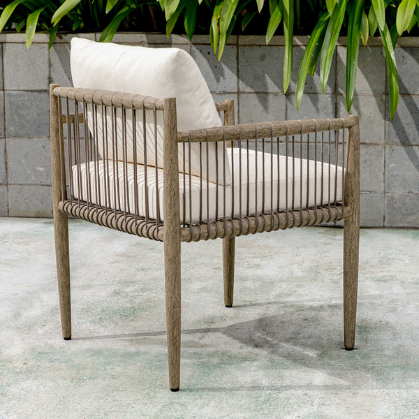 Uttermost Borneo White Outdoor Dining Chair