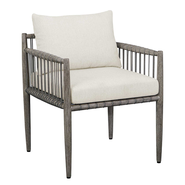 Uttermost Borneo White Outdoor Dining Chair