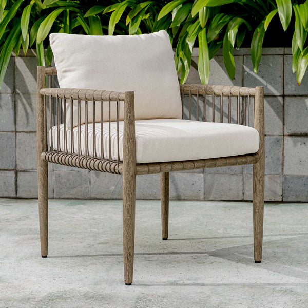 Uttermost Borneo White Outdoor Dining Chair