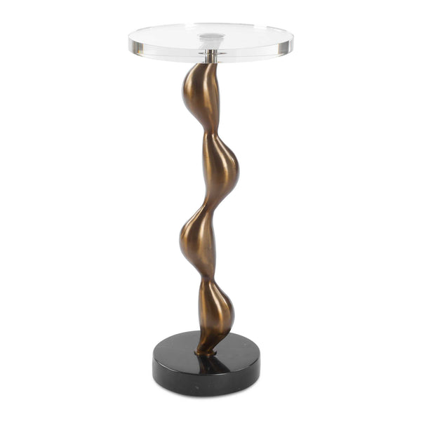 Uttermost Remolino Bronze Drink Table