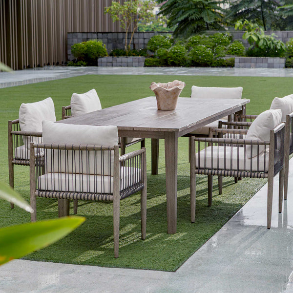 Uttermost Forsyth Dark Gray Outdoor Dining Table