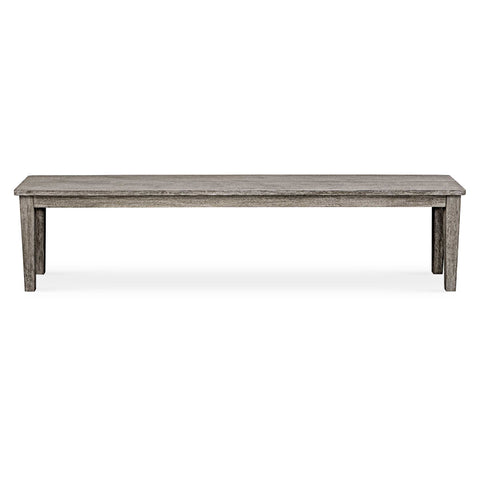Uttermost Forsyth Dark Gray Outdoor Bench