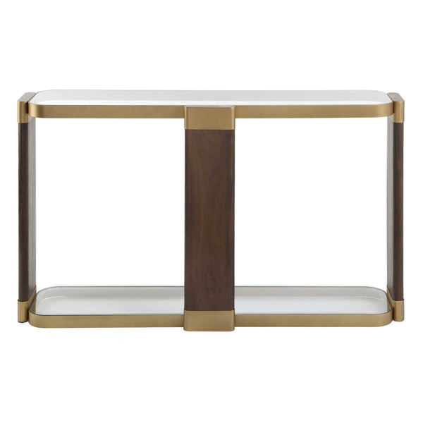 Uttermost Ryles Glass Console Table