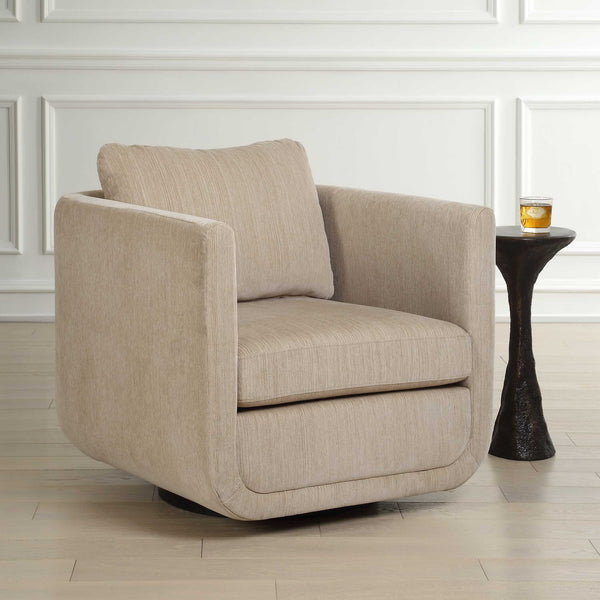 Uttermost Abound Porcelain Swivel Chair