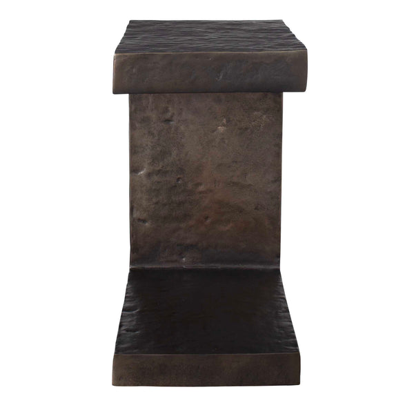 Uttermost Obra Bronze Outdoor Side Table