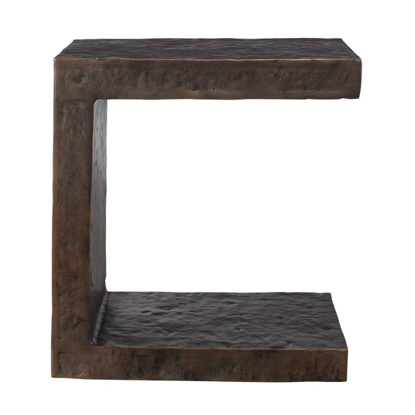 Uttermost Obra Bronze Outdoor Side Table
