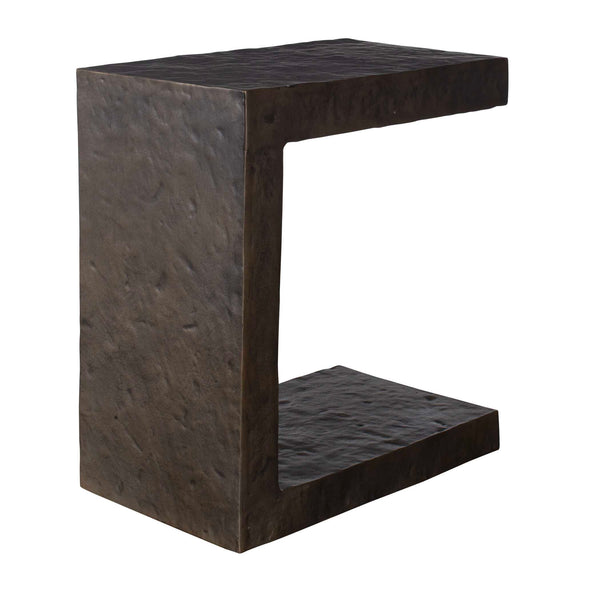 Uttermost Obra Bronze Outdoor Side Table
