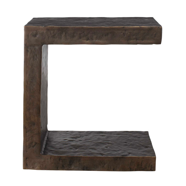 Uttermost Obra Bronze Outdoor Side Table