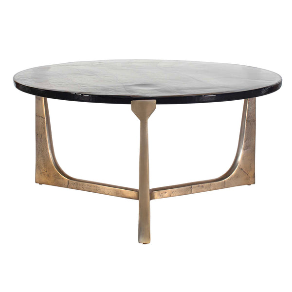 Uttermost Bohdi Outdoor Brass Coffee Table