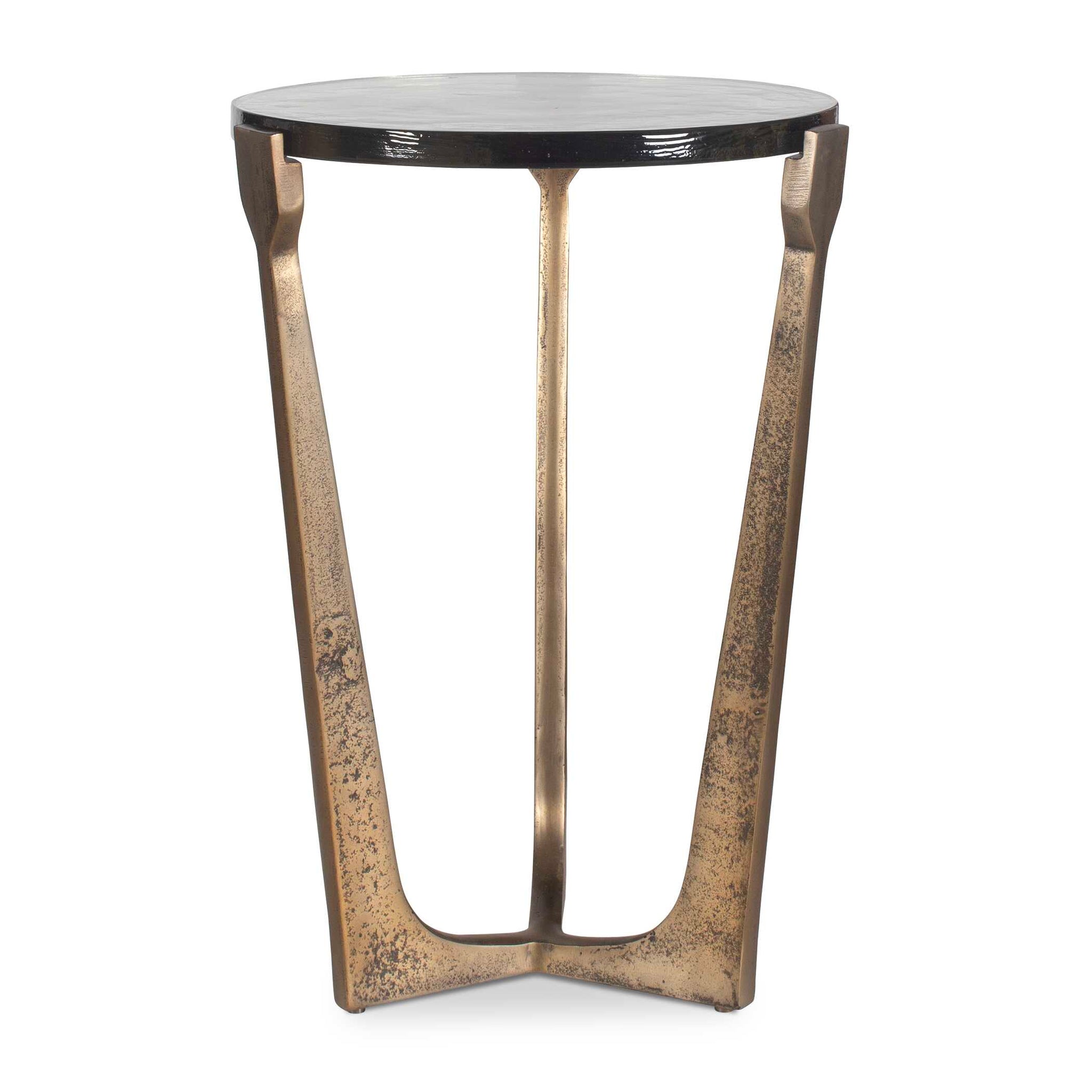 Uttermost Bohdi Outdoor Brass Accent Table