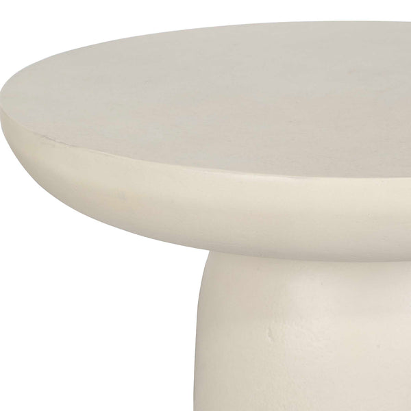 Uttermost Joppa White Outdoor Accent Table