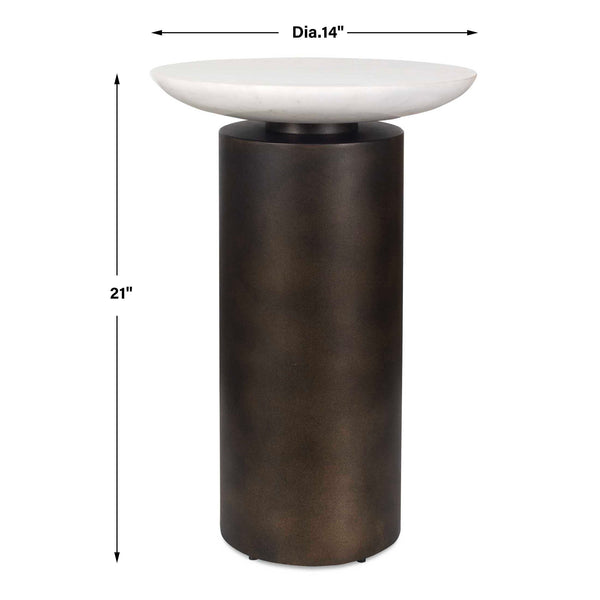 Uttermost Olso Bronze Outdoor Accent Table