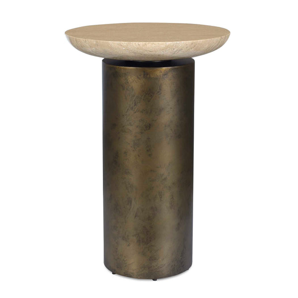 Uttermost Oslo Brass Outdoor Accent Table