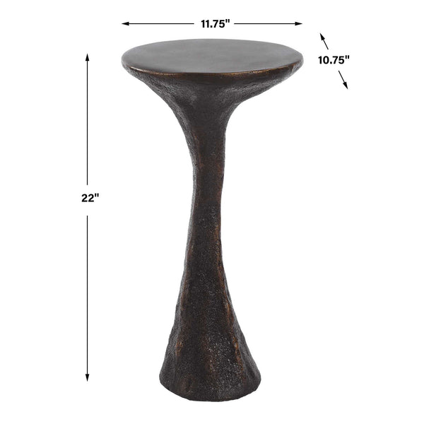 Uttermost Milan Outdoor Dark Bronze Drink Table