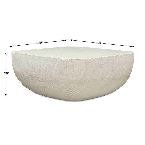 Uttermost Alma Concrete Outdoor Coffee Table