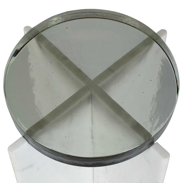 Uttermost Olina Marble Outdoor Accent Table