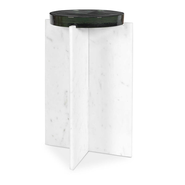 Uttermost Olina Marble Outdoor Accent Table