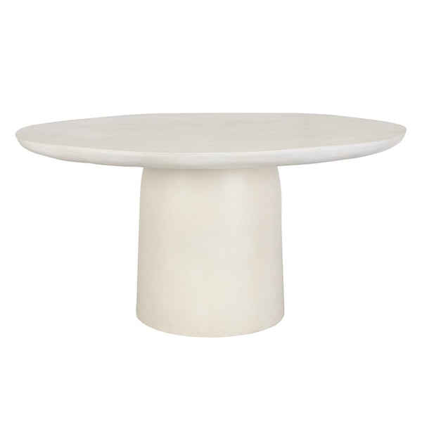 Uttermost Madrone Warm White Outdoor Dining Table