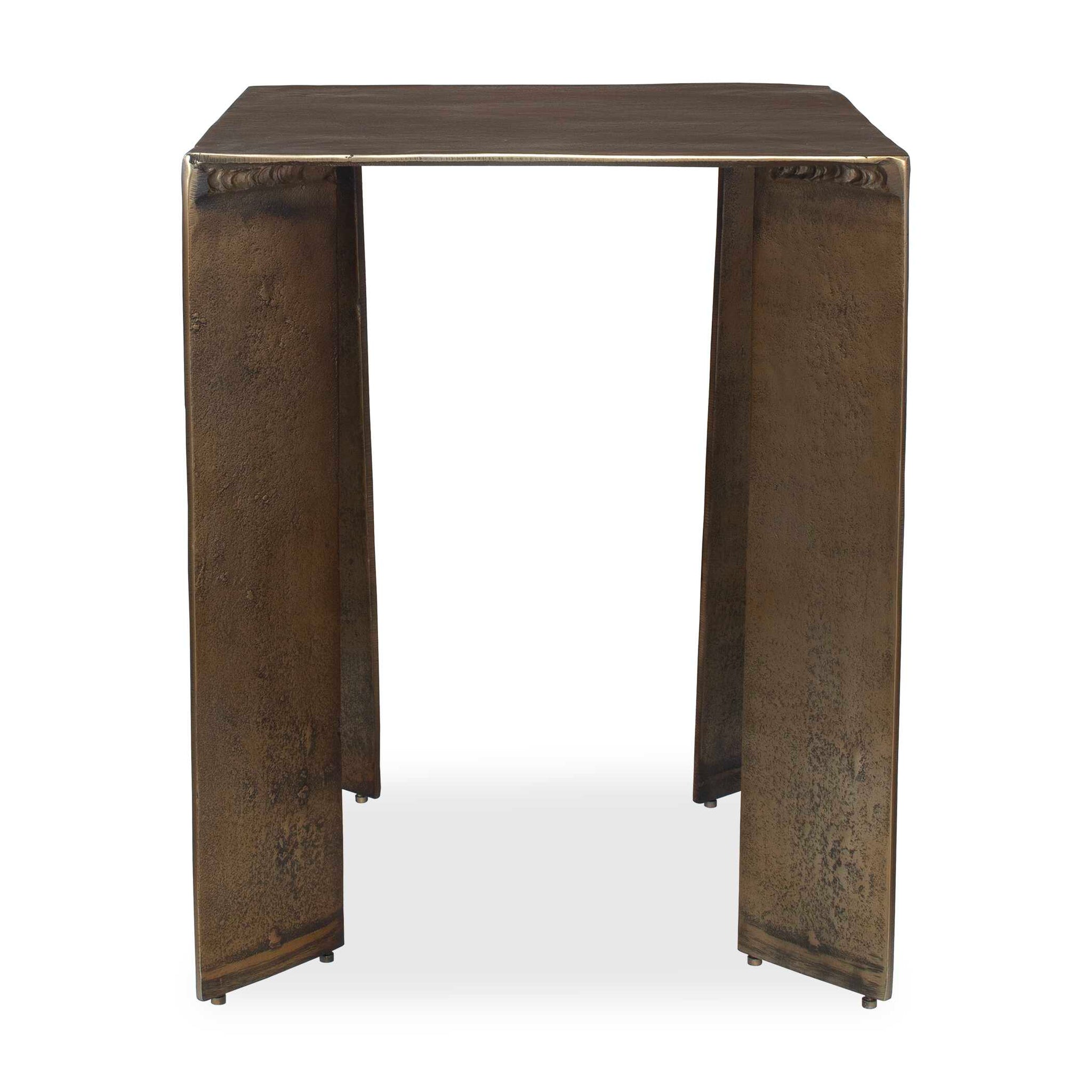 Uttermost Reade Brass Outdoor Accent Table