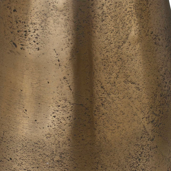 Uttermost Torin Marble & Brass Drink Table