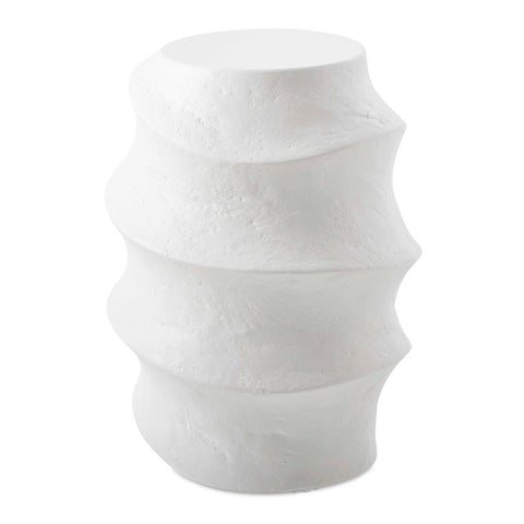 Uttermost Winded Outdoor White Accent Table