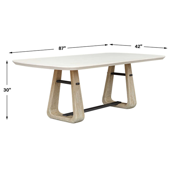 Uttermost Circa Concrete Outdoor Dining Table