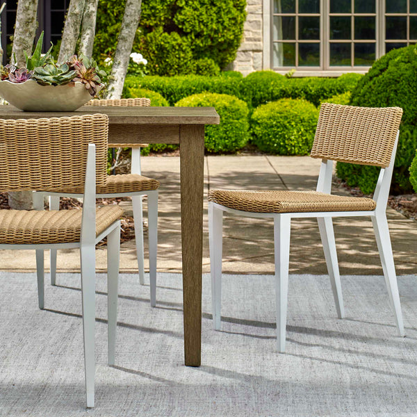 Uttermost Calbas White Outdoor Dining Chair