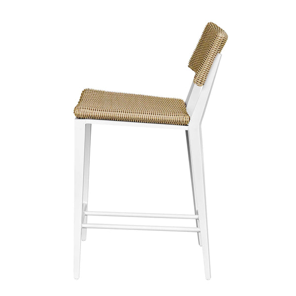 Uttermost Calbas White Outdoor Counter Stool