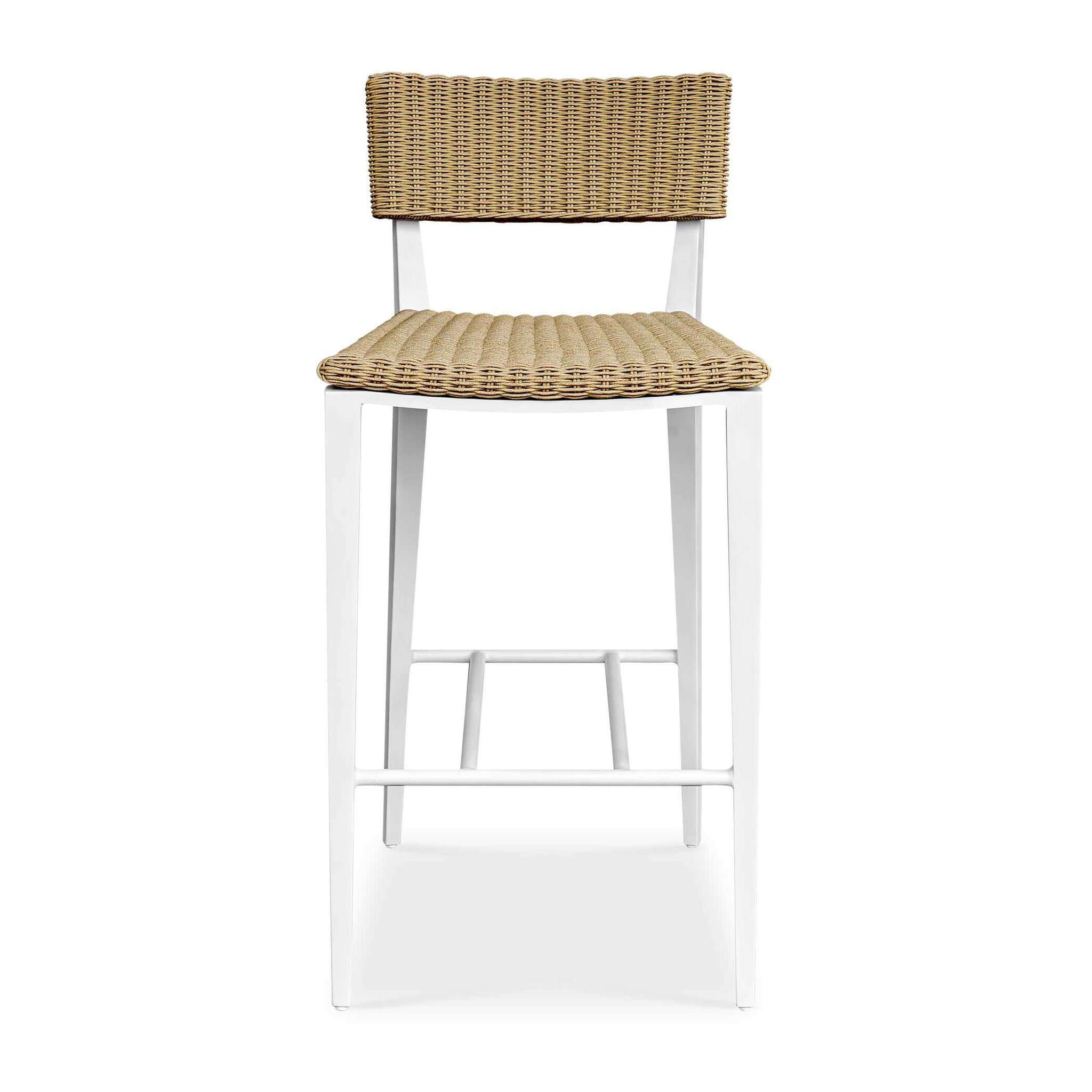 Uttermost Calbas White Outdoor Bar Stool