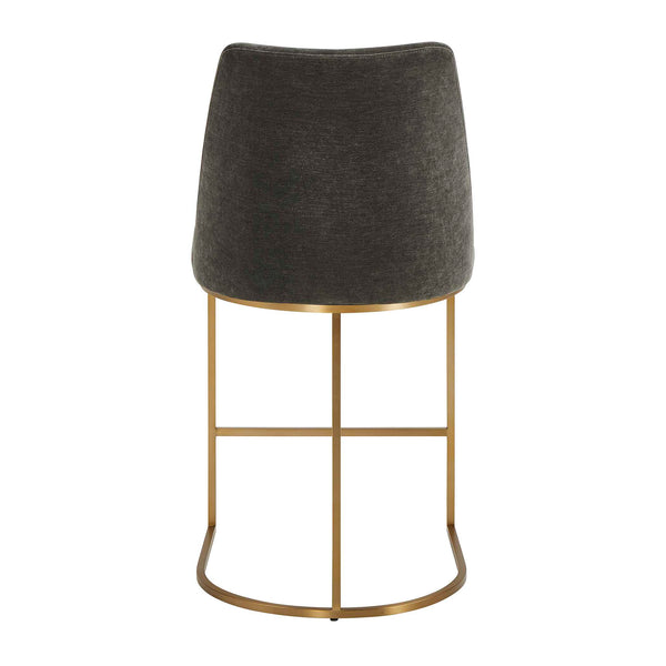 Uttermost Hanni Charcoal Counter Stool