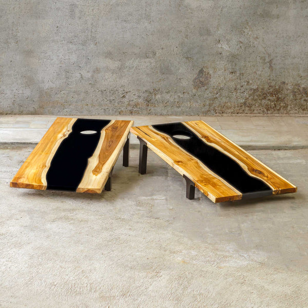 Uttermost Clearwood Black Cornhole Game Set/2