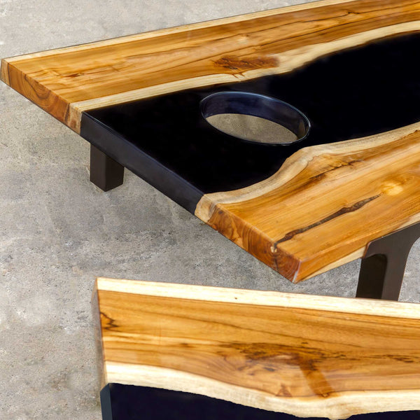 Uttermost Clearwood Black Cornhole Game Set/2