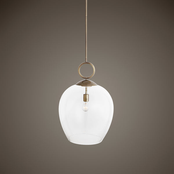 Uttermost Calix Large Blown Glass 1 Light Pendant