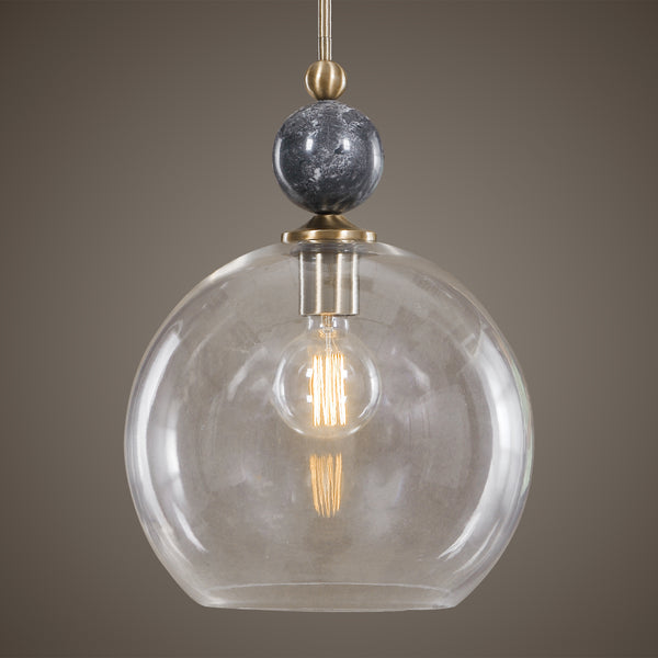 Uttermost Mendota 1 Light Glass Pendant