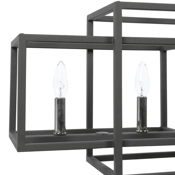 Uttermost Quadrangle 6 Light Rectangular Chandelier