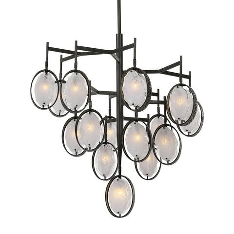 Uttermost Maxin 15 Light Large Bronze Chandelier