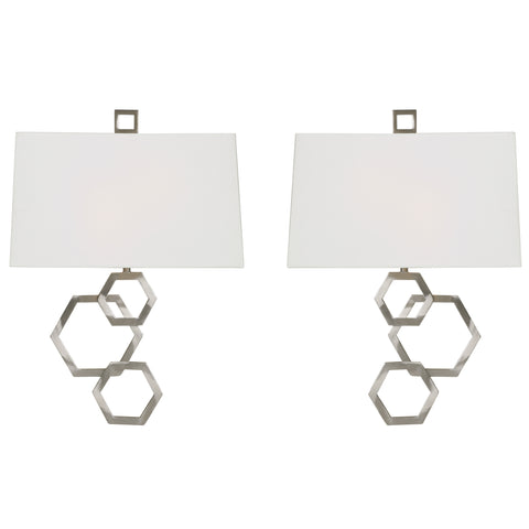 Uttermost Deseret Nickel 2 Light Sconce S/2