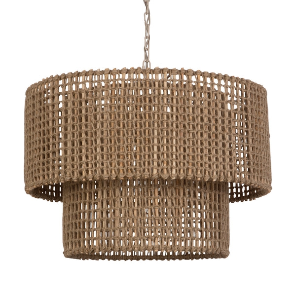 Uttermost Biswas Woven Jute 1 Light Pendant