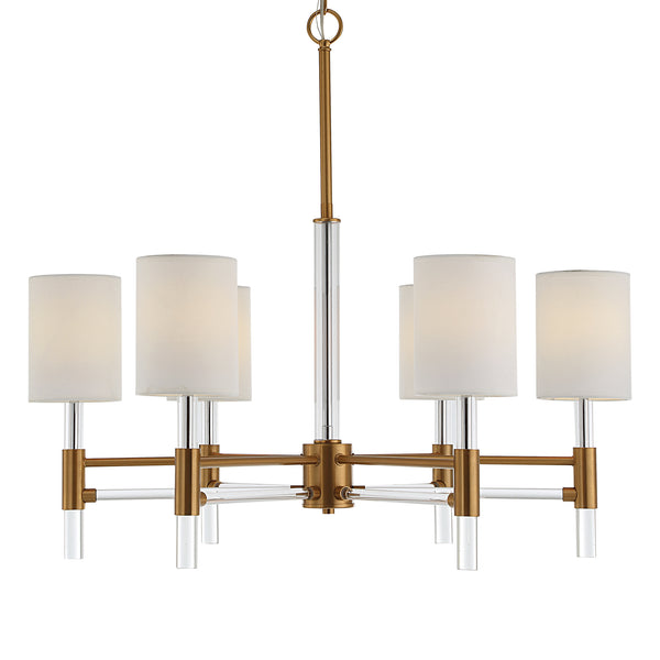 Uttermost Welkin 6 Light Modern Chandelier