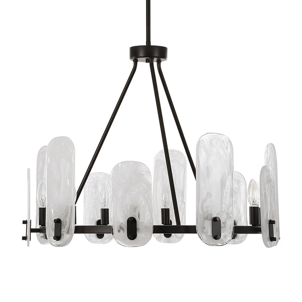 Uttermost Ellipse 10 Light Dark Bronze Chandelier