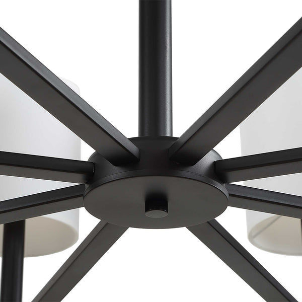 Uttermost Faiyam 8 Light Rattan Chandelier